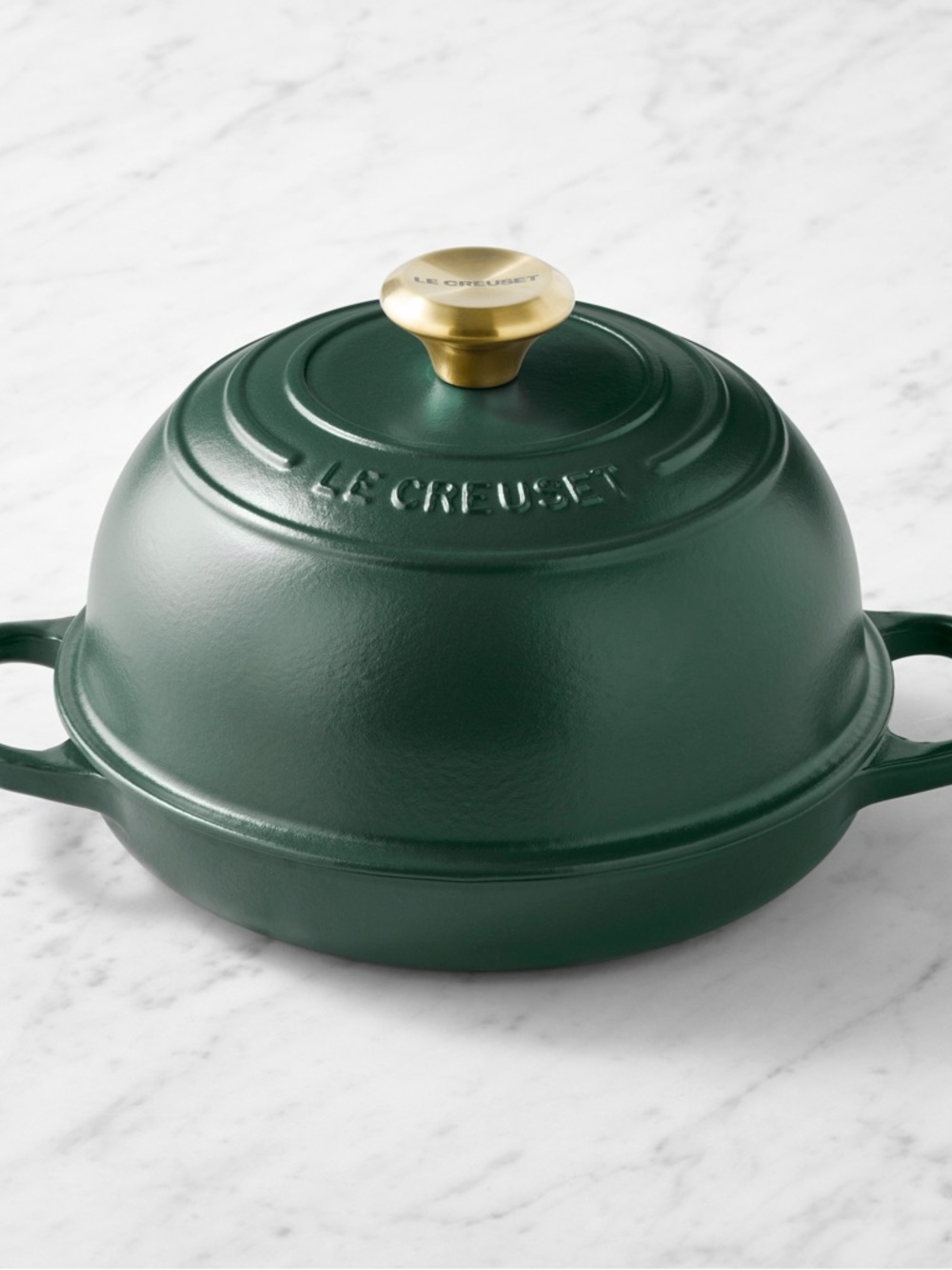 BNIB Le Creuset Signature Cast Iron Bread Oven in Foret 🌲🍞